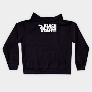 Black Lives Matter - Michigan Revolution 3 Kids Hoodie